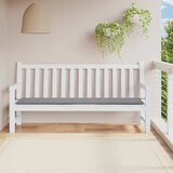  Jastuk za vrtnu klupu sivi 200x50x4 cm od tkanine Oxford | shoptok.hr