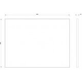 Copen ogledalo concept 600x800 silver ram (C-06-02SR) | Eponuda.com