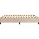  Kreveta s oprugama boja cappuccina 160x200cm umjetna koža | shoptok.hr