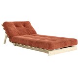 Karup Futon fotelja na rasklapanje od samta boja terakote Roots – | shoptok.hr