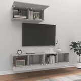 vidaXL Komplet TV omaric 3-delni betonsko siv inženirski les | Shoptok.si