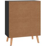 vidaXL komoda visok sijaj črna 60x30x72 cm iverna plošča | Shoptok.si