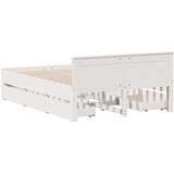  Okvir kreveta bez madraca s uzglavljem 150x200 cm od borovine | Eponuda.com