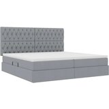  Krevet s od storage Svijetlo siva 200 x 200 cm Lažna koža | shoptok.hr