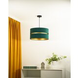  Duolla - Luster na sajli DUO 1xE27/15W/230V prečnik 40 cm, zelena/zlatna | Eponuda.com