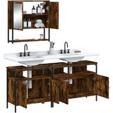 3-dijelni set kupaonskog namještaja boja hrasta drveni | shoptok.hr