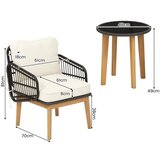  3-dijelni set nog namještaja od ratana, na sjedeća garnitura | shoptok.hr