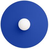 Thoro Temno modra kovinska stenska svetilka ø 50 cm AKE – | Shoptok.si