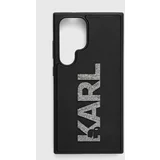 Karl Lagerfeld Etui za telefon S24 Ultra S928 črna barva, KLHCS24L3DMBKCK