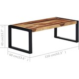  Stolić za kavu od masivnog drva akacije 110 x 60 x 40 cm | shoptok.hr