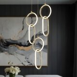 Toolight Viseća LED lampa G077-3CPR Gold | shoptok.hr