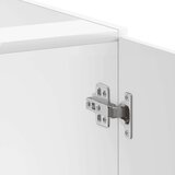 vidaXL Osnovna omarica za umivalnik Lucca visok sijaj bela inž. les | Shoptok.si
