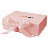  GearHub - Poklon kutija sa satenskom mašnom Roze 33 x 27 x 12 cm | ePonuda.com