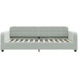  Dnevni krevet svjetlosivi 80 x 200 cm baršunasti | shoptok.hr