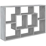  Zidna polica boja hrasta sonome 85x16x52,5 cm konstruirano drvo | shoptok.hr