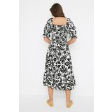 Trendyol Design Black Patterned Gipe Dress | shoptok.hr