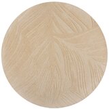 Flair Rugs Bež vuneni okrugli tepih ø 160 cm Leaf - Cijene