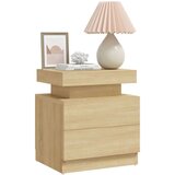 vidaXL noćni ormarić boja hrasta sonome 45 x 35 x 52 cm od iverice | shoptok.hr
