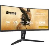 Iiyama 34" uw va-panel, curved gaming 1500R,G-Master gold phoenix, 3440x1440-240Hz (21:9),0,4ms (MPRT),500cdm HDR400,FreeSync Premium,Speakers,2xHDMI (2.1) VRR/ALLM,2xDisplayPort, usb-c dock (LAN/KVM/95W pd),usb 2x3,2+1xC, PIP/PBP,13cm height adj. stand GCB3486W | Eponuda.com