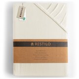 Restilo Bela/kremno bela napenjalna rjuha iz jerseyja 140x200 cm Amber – | Shoptok.si