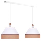  Duolla - Visilica na sajli AVIGNON 2xE27/15W/230V bela/braon | Eponuda.com