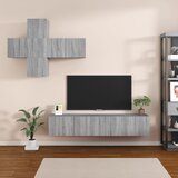 vidaXL 7-dijelni set TV ormarića sivog sonome konstruirano drvo Cijene