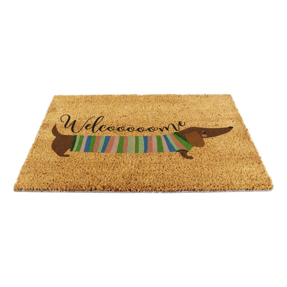 Artsy Doormats Otirač od kokosovih vlakana 40x60 cm Welcome Sausage Dog – | shoptok.hr
