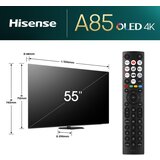 Hisense 55A85N 4K UHD OLED televizor, Smart TV - - 55 - Komplet za čiščenje TV zaslona (čistilo + krpa iz mikrovlaken) | Shoptok.si