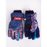 Yoclub Kids's Children's Winter Ski Gloves REN-0242G-A150 Navy Blue Cene'.'