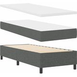  Krevet s opruga kutije Tamno siva 80 x 200 cm tkanina | shoptok.hr