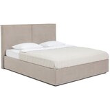 Bonami Selection Tapecirani bračni krevet u taupe boji s prostorom za pohranu s madracem/letvičastim okvirom 180x200 cm Thessa Bold - | shoptok.hr