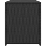 Vrtna kutija za pohranu crna 120 x 50 x 60 cm od poliratana | Eponuda.ba
