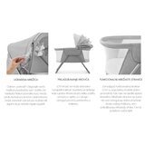 Kinderkraft Posteljica LOVI 3v1, bež | Shoptok.si