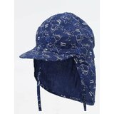 Yoclub Kids's Boys' Summer Cap With Neck Protection CLE-0118C-A100 Navy Blue cene