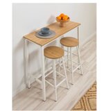 Hanah home Barski set sto i stolice Mola Set 100, 100x90x40 cm, Bijela Cijene