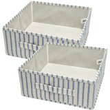 Sinsay Sklopive kutije za pohranu s prugama 2 pack | shoptok.hr