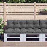  Jastuci za palete 2 kom antracit od tkanine Antracitno siva | Shoptok.si