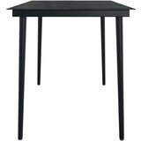  7-dijelni vrtni blagovaonski set crni | shoptok.hr