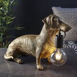  Endon 101187 - Stona lampa DACHSHUND 1xE27/10W/230V zlatna | Eponuda.com
