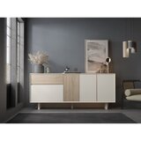 Marckeric Bež/u prirodnoj boji komoda u dekoru hrasta 180x76x45 cm Carpi – | shoptok.hr
