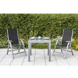 Gardenson Set Za Balkon Carrara, 3-Delno, Črna | Shoptok.si