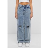 Urban Classics Women's jeans Distressed 90's light blue washed | shoptok.hr