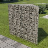  Gabionska sadilica od pocinčanog čelika 75 x 75 x 100 cm | shoptok.hr