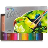 Artist olovke u boji u limenoj kutiji - set od 36 komada