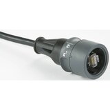 Bulgin PXP6037/5M00 RJ45 omrežni kabel\, Patch kabel CAT 5e S/FTP 5.00 m črna zaščiten\, PUR plašč\, vodotesen 1 kos, (20418555) | Shoptok.si