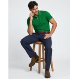 Polo Ralph Lauren POLO COUPE DROITE EN COTON BASIC MESH COL RAYE Zelena | shoptok.hr
