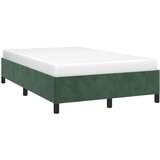  Posteljni okvir temno zelen 120x190 cm žamet | Shoptok.si