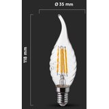  led filament sijalica E14/4W/230V 4000K | Eponuda.com