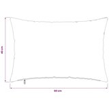  Jastuk s jastukom HEERLEN 2 kom. Svijetlo žuta Tkanina - Svjetložuta 40 x 60 cm 2 | shoptok.hr