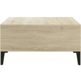  Klubska mizica sonoma hrast 60x60x30 cm iverna plošča, (20625826) | Shoptok.si